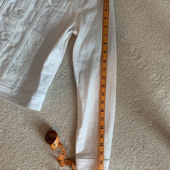 Kate Spade Broome Street White Denim Jacket, Size Small - Picture 8 of 8